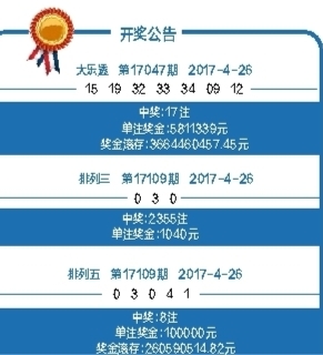 今日彩票开奖公告，揭秘幸运号码，共赴财富之约