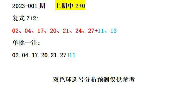 2043年1月5日，回顾与展望—双色球中奖号码的奇妙之旅2021年一月二十四日双色球开奖号码
