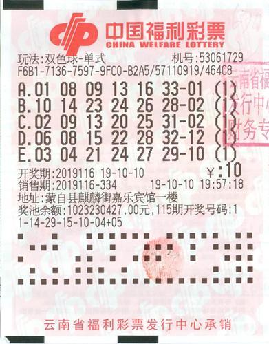 2019年双色球开奖结果，揭秘幸运之选的背后故事双色球开奖开奖结果2021044